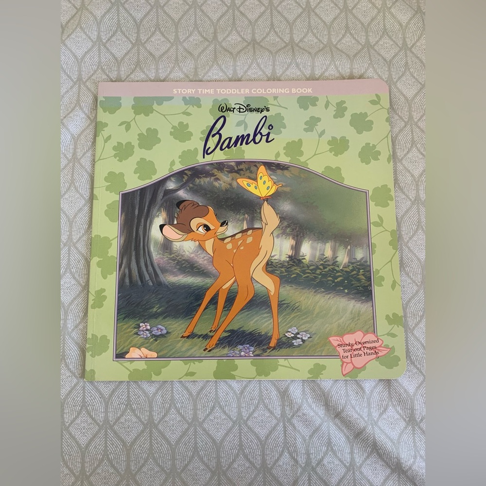 Disney 1997 Story Time Coloring Book Bambi